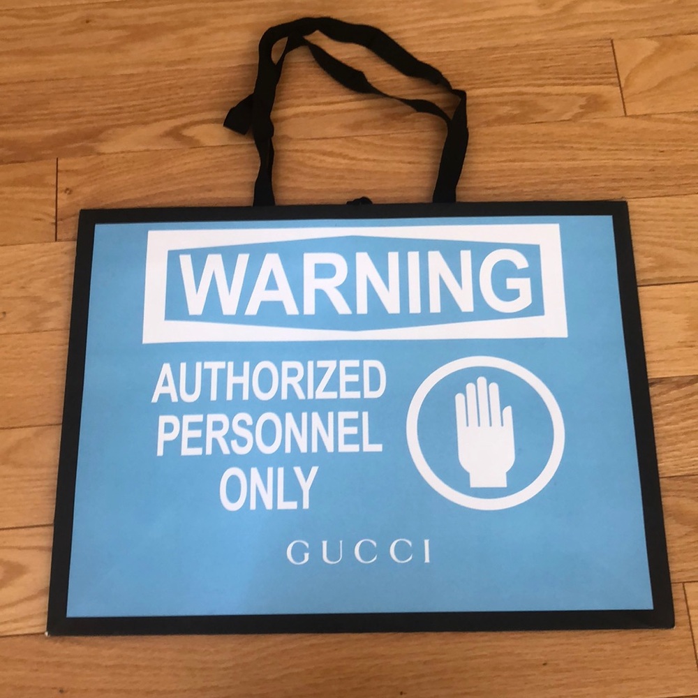 Limited edition Gucci shopping bag
